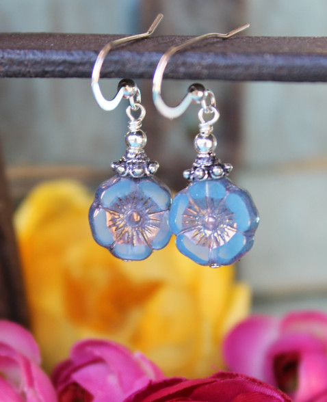 Little Blue Flower Earrings