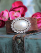 Pearl Bling Boho Chic Leather Cuff