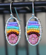 Rainbow Beaded Earrings