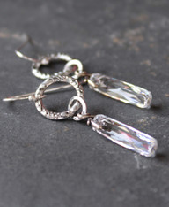 Pilar of Light Crystal Earrings