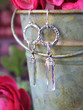 Pilar of Light Crystal Earrings