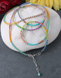 SEEDZ Beaded Wrap - Coachella Colorful seed bead necklace bracelet fresh colors