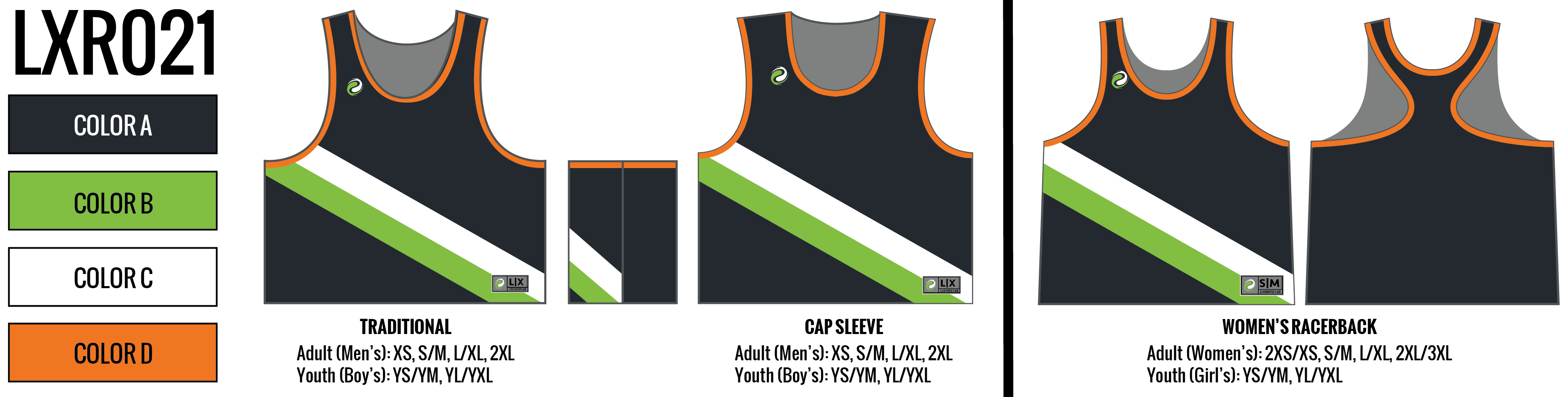 Custom Sublimated Lacrosse Pinnies - Design LXR21 Custom Sublimated Lacrosse Pinnies - Design LXR21