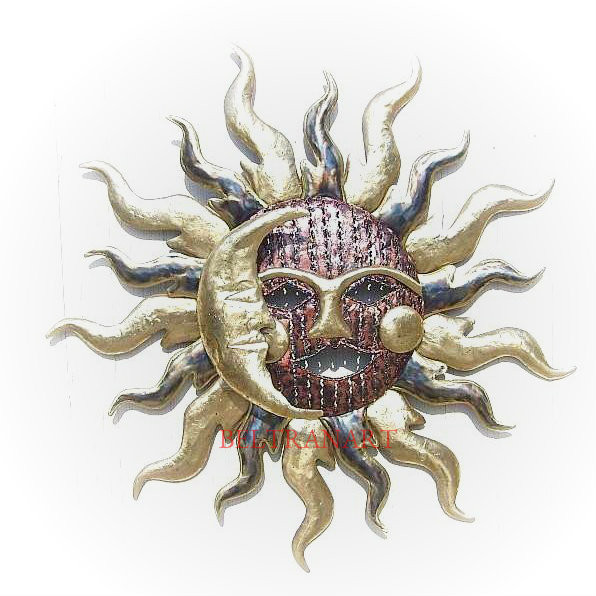 Celestial Kiss Metal Sun Large BELTRANART