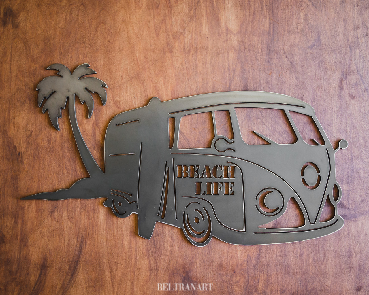 Volkswagen Bus Metal Wall Hanging BELTRANART