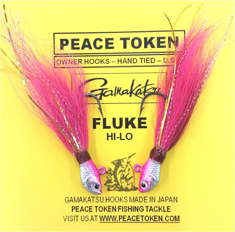 Fluke Rigs - Killer Bucktail Jig Rig - 3/8 oz. Only - Peace Token Fishing  Tackle