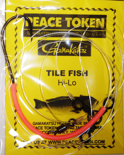 Single Hook Tilefish Rig - Peace Token Fishing Tackle