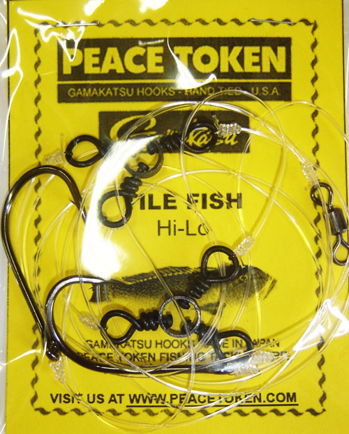 Double Hook Tilefish Rig - Peace Token Fishing Tackle