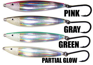 Jigging World 7oz Metallic Sardine Tuna Jigs
