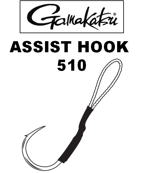 Gamakatsu Hooks - Assist Hook 510 - Peace Token Fishing Tackle