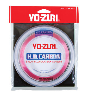 Yo-Zuri HD Carbon Fluorocarbon Line (Disappearing Pink) - Peace Token Fishing  Tackle