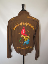 "McGregor" Brown Primary Color Emboidery Philippine Jacket