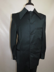 Forest Green High Button Entertainer Suit