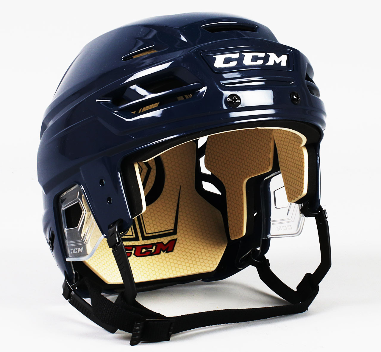 Size L CCM Resistance 110 Navy Blue Helmet Toledo Walleyes Pro