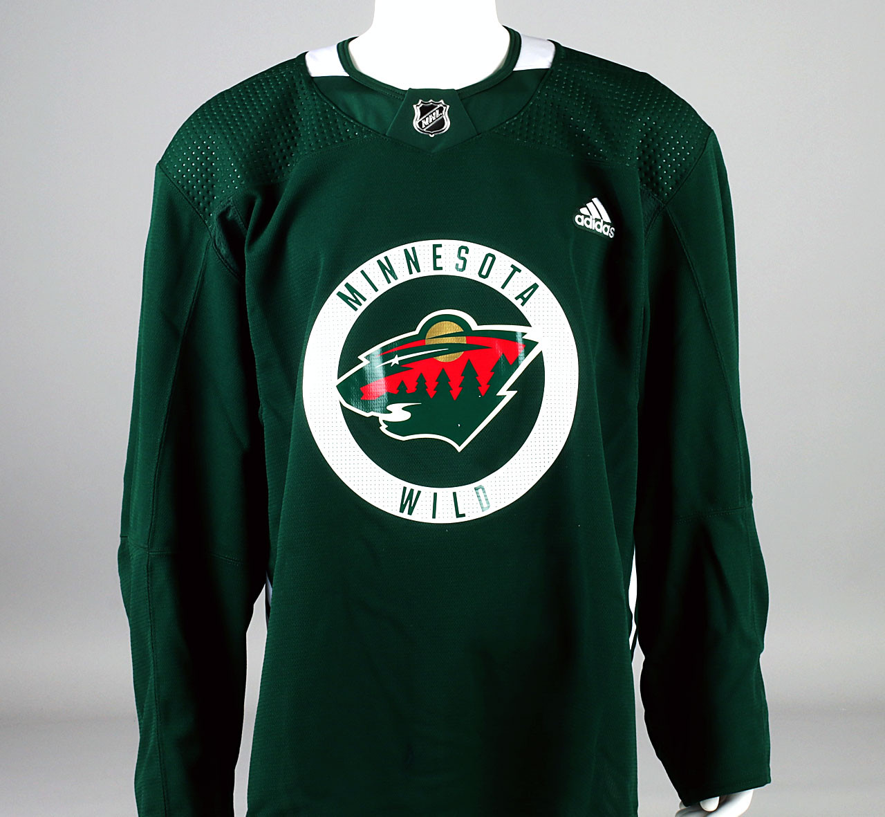 Practice Jersey - Minnesota Wild - Green Adidas Size 56 - Pro Stock Hockey