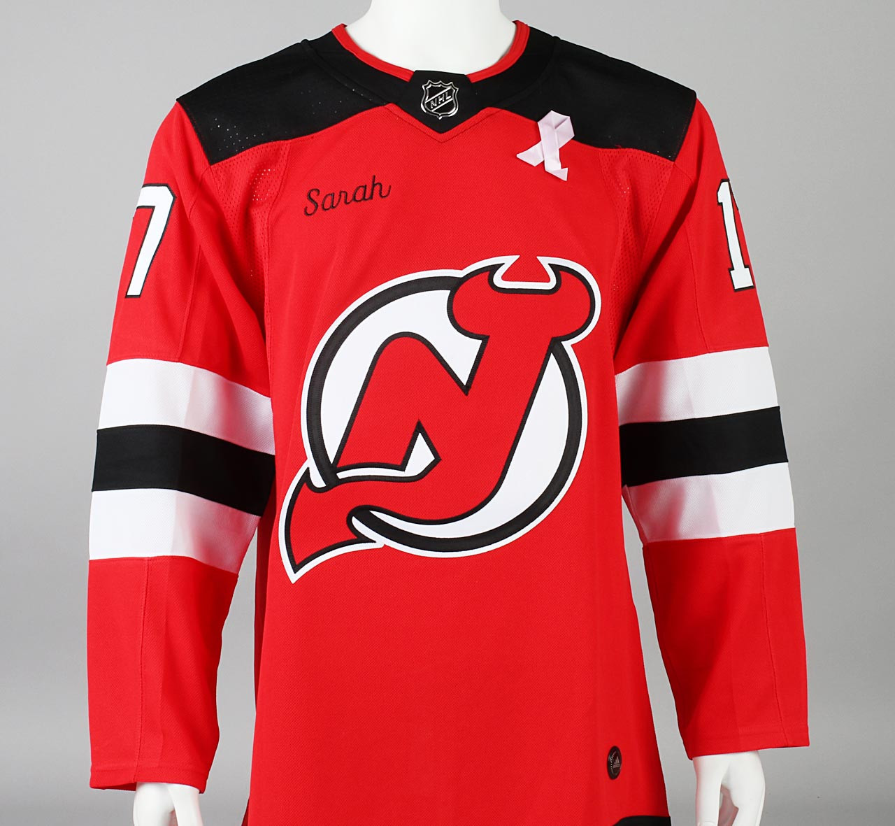 Game Jersey - New Jersey Devils - Red Adidas Size 50