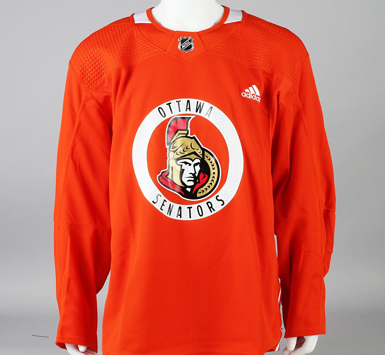 Practice Jersey - Ottawa Senators - Orange Adidas Size 58 - Pro Stock Hockey