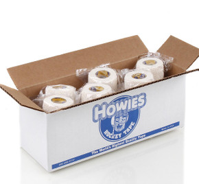 Howies White Stretchy Grip Hockey Tape - 12pk