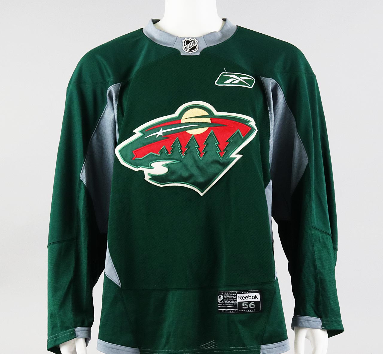 Practice Jersey - Minnesota Wild - Green Reebok Size 56 #8 - Pro Stock  Hockey