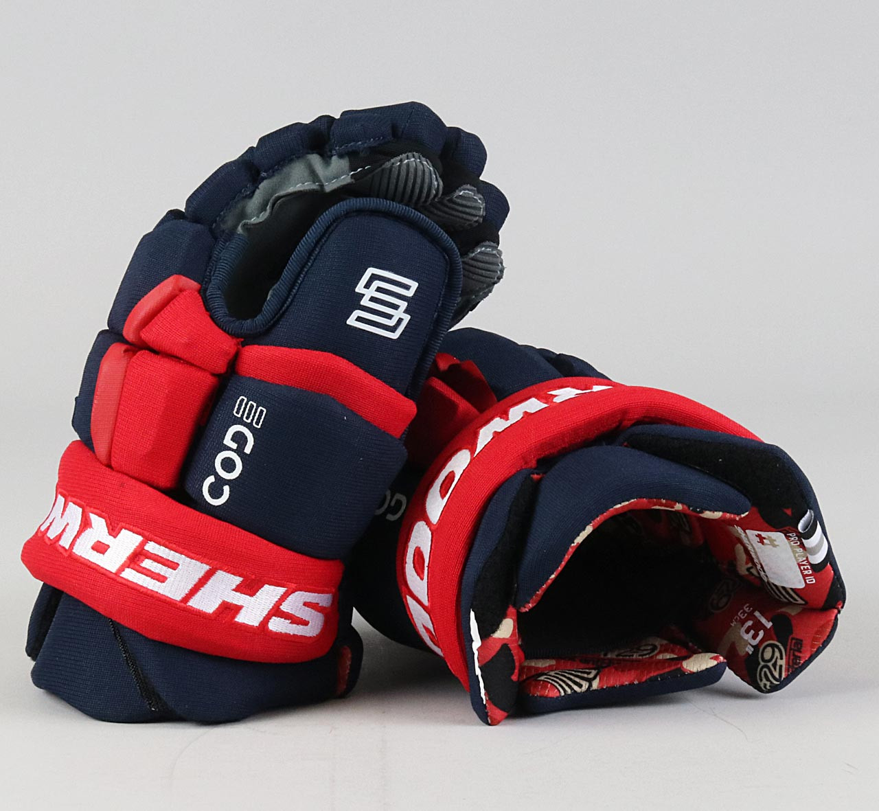 13" Sherwood Code V Gloves Team Stock Team USA Pro Stock Hockey