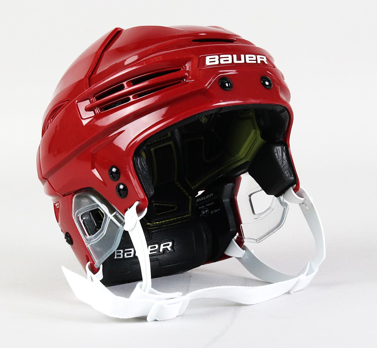 Size S - Bauer Re-Akt 100 Maroon Helmet - Arizona Coyotes - Pro Stock Hockey