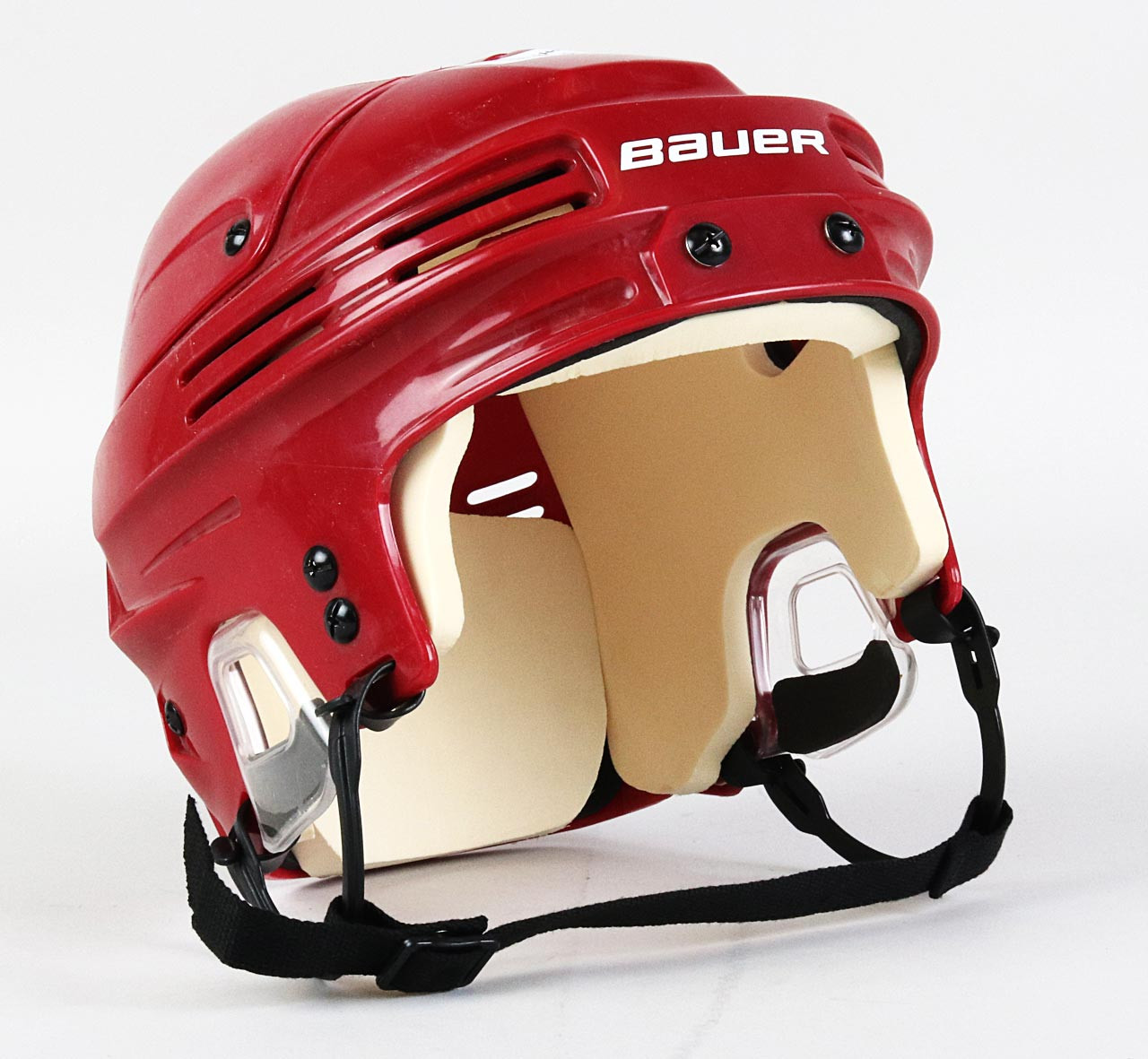 Size L - Bauer BHH4500 Maroon Helmet - Arizona Coyotes - Pro Stock Hockey