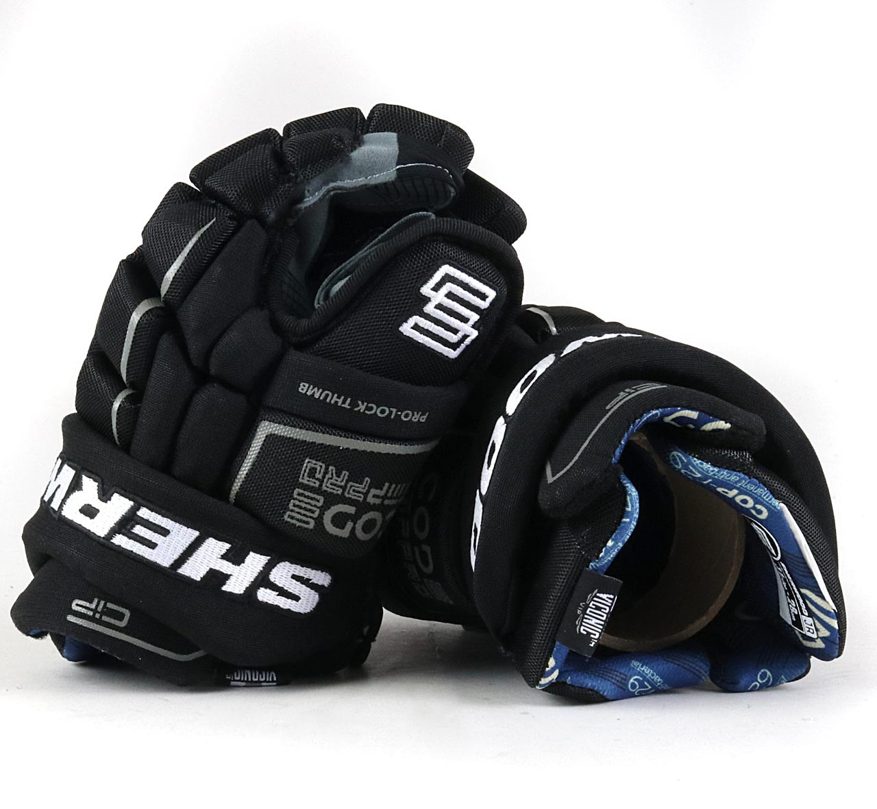 11" Sherwood Code TMP Pro Black Gloves Pro Stock Hockey