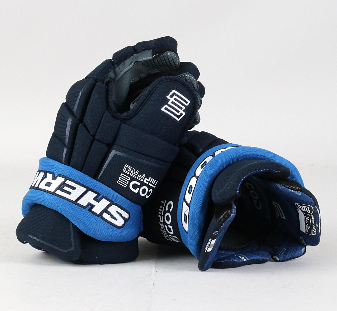 13" Sherwood Code TMP Pro Gloves Team Stock Winnipeg Jets Pro Stock