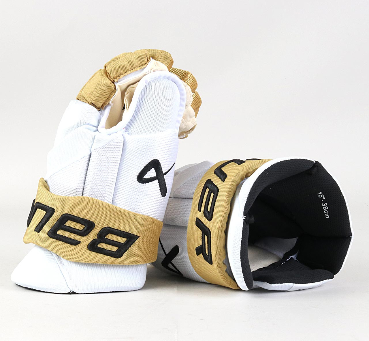 15" Bauer Vapor Hyperlite Gloves - Nicolas Roy Vegas Golden Knights #2 -  Pro Stock Hockey