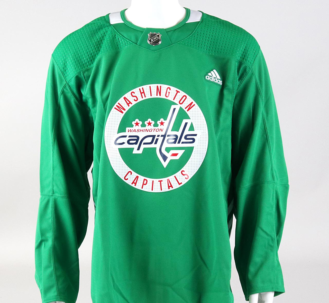 eigendom Relatieve grootte Bijna dood Practice Jersey - Washington Capitals - Green Adidas Size 58 - Pro Stock  Hockey