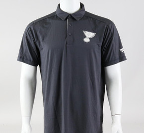 St. Louis Blues Large Authentic Pro Short Sleeve Polo Shirt #2