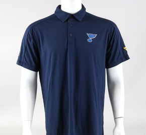 St. Louis Blues Large Authentic Pro Short Sleeve Polo Shirt #3