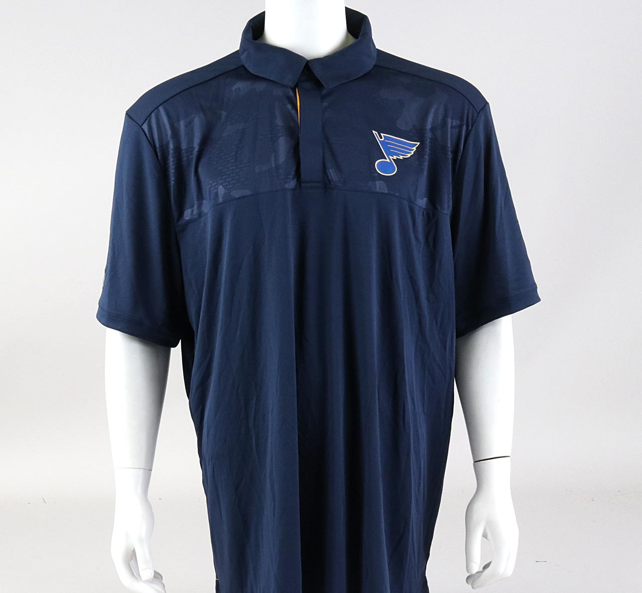 St. Louis Blues XXX-Large Authentic Pro Short Sleeve Polo Shirt #3 ...