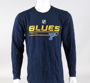 St. Louis Blues Large Authentic Pro Long Sleeve T-Shirt #2