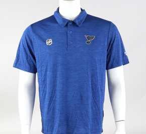 St. Louis Blues Large Authentic Pro Short Sleeve Polo Shirt