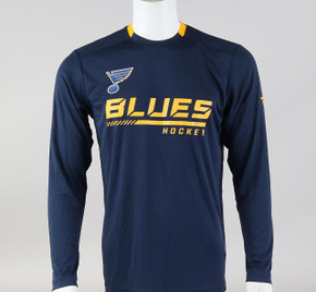 St. Louis Blues Large Authentic Pro Long Sleeve T-Shirt #3