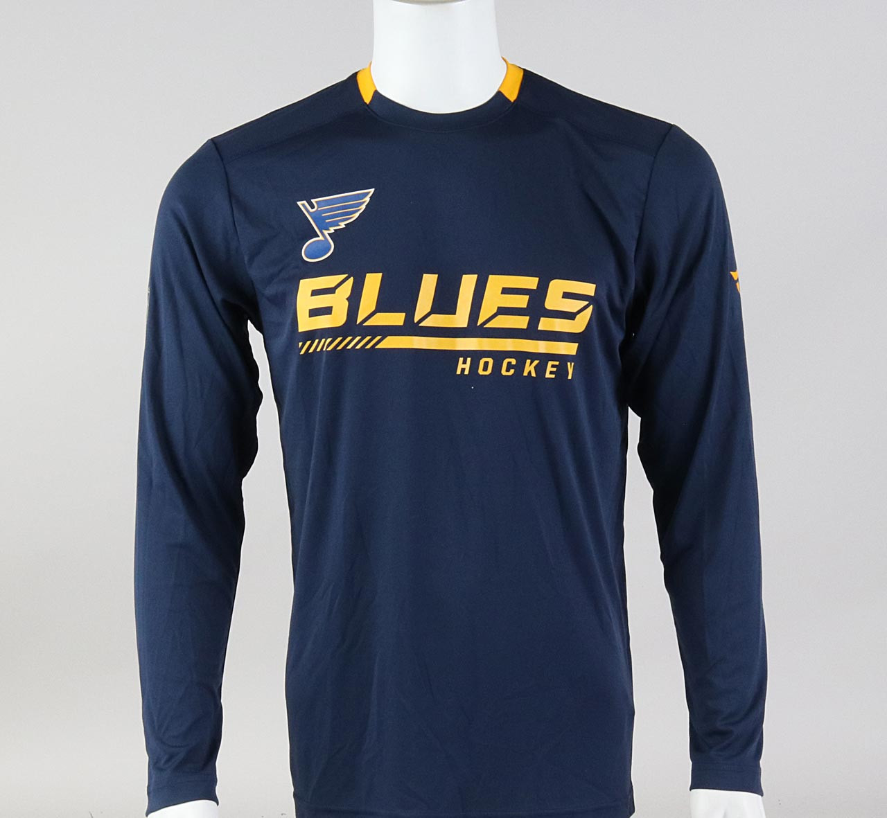 St. Louis Blues Medium Authentic Pro Long Sleeve T-Shirt #2