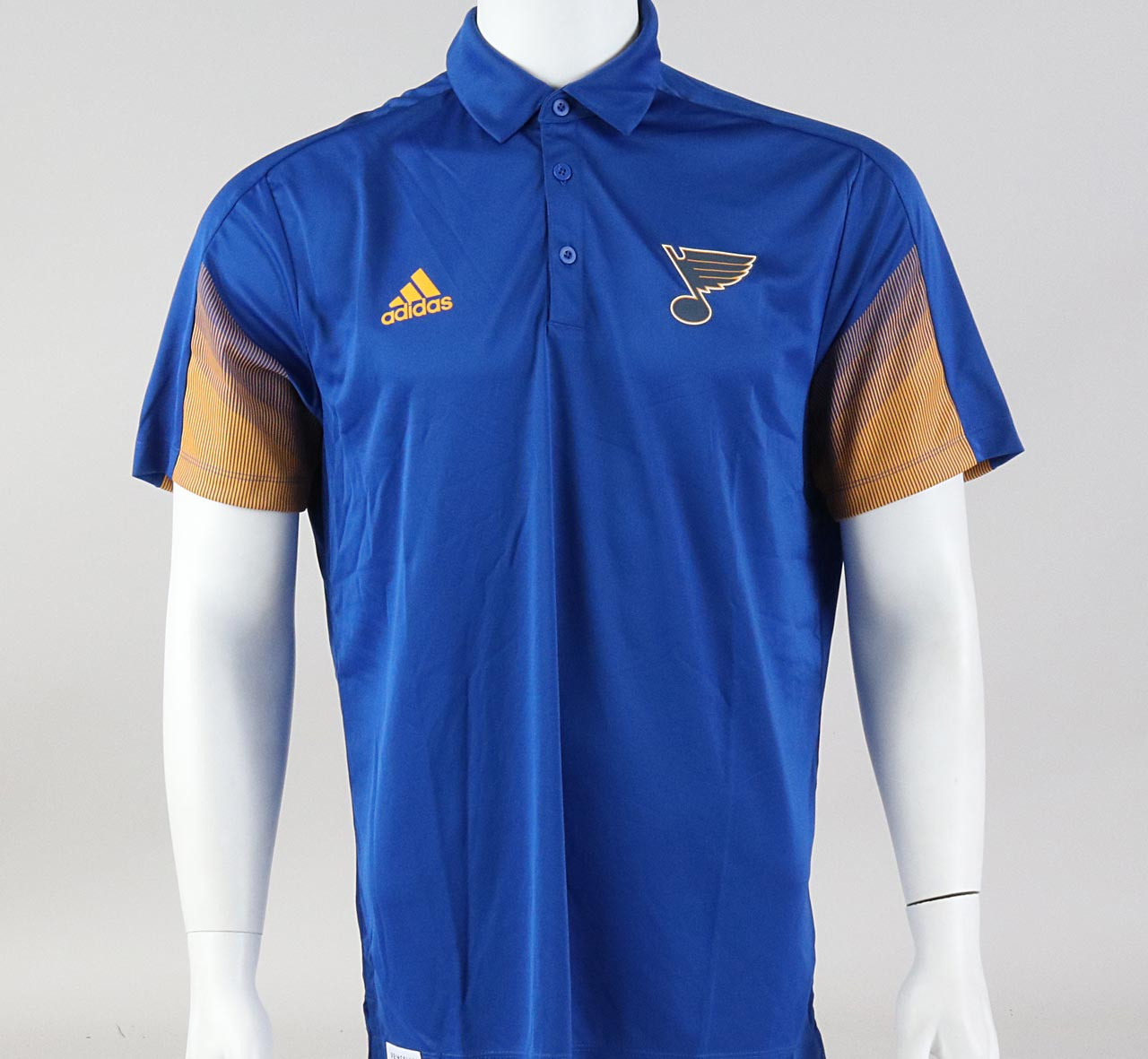 St. Louis Blues X-Large Adidas Prime Short Sleeve Polo Shirt - Pro Stock  Hockey