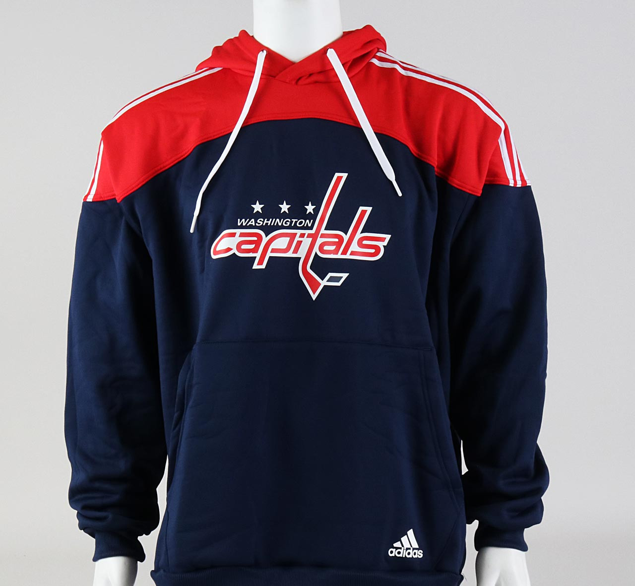 Washington Capitals XX-Large Adidas Pull-Over Hooded Sweatshirt - Pro Stock  Hockey