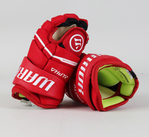 12" Warrior Alpha LX 20 Junior Red Gloves