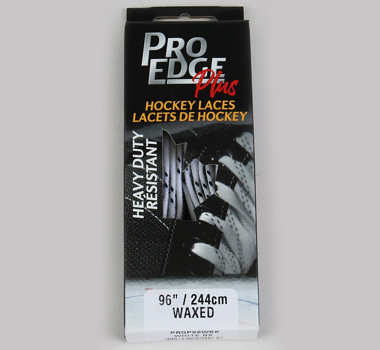 Pro Edge Plus 96" Waxed Skate Laces Pro Stock Hockey
