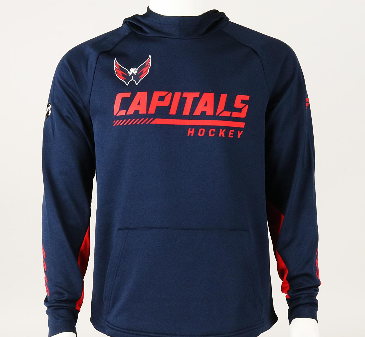 Washington Capitals Large Fanatics Authentic Pro Hooded Sweatshirt #3 - Pro  Stock Hockey