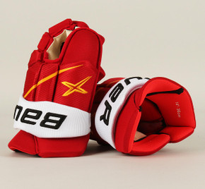 14" Bauer Vapor 2X Pro Gloves - Juuso Valimaki Calgary Flames