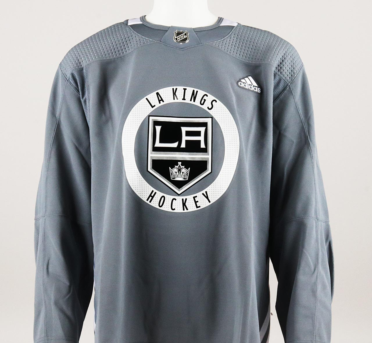 Practice Jersey - Los Angeles Kings - Gray Adidas Size 56 - Pro Stock Hockey
