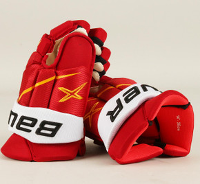 14" Bauer Vapor 2X Pro Gloves - Connor Mackey Calgary Flames