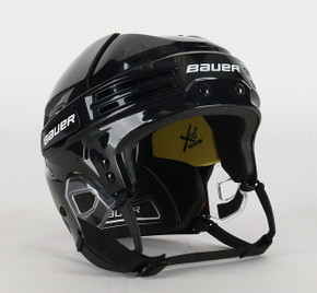 Size M - Bauer Reakt 75 Black Helmet - Chicago Blackhawks