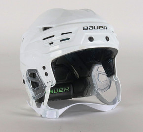 Size M - Bauer Reakt 85 White Helmet - Chicago Blackhawks