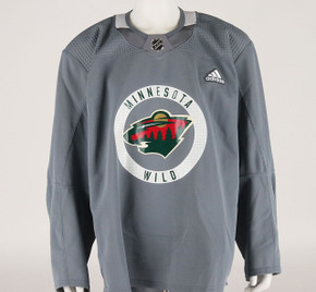 Practice Jersey - Minnesota Wild - Gray Adidas Size 60