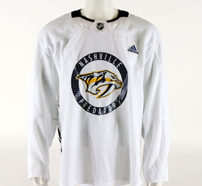 Practice Jersey - Nashville Predators - White Adidas Size 56 #2