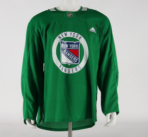 Practice Jersey - New York Rangers - Green Adidas Size 56 #4